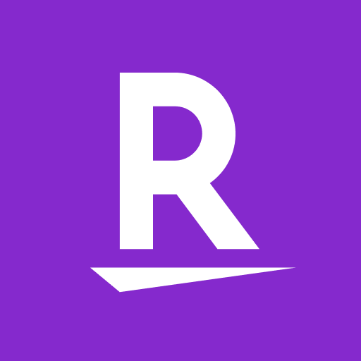 Rakuten company logo. 