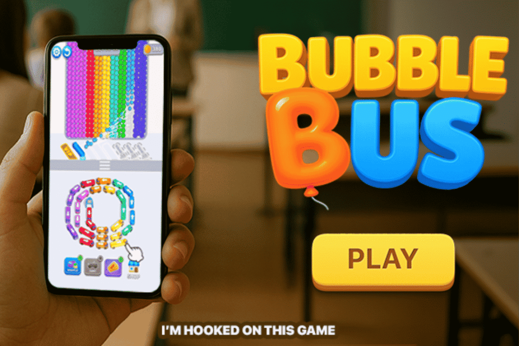 Bubble Bus Parking Jam Puzzle