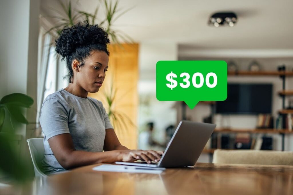 how to make $300 a month online