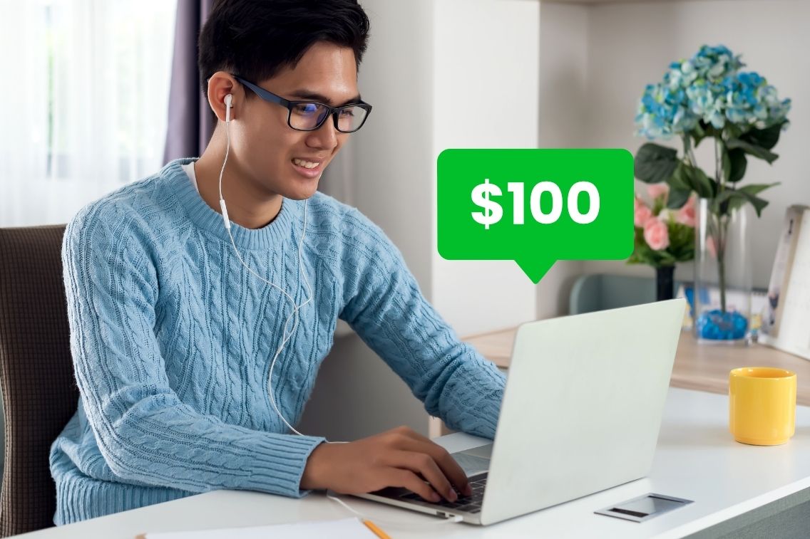 how to make an extra $100 a month from home