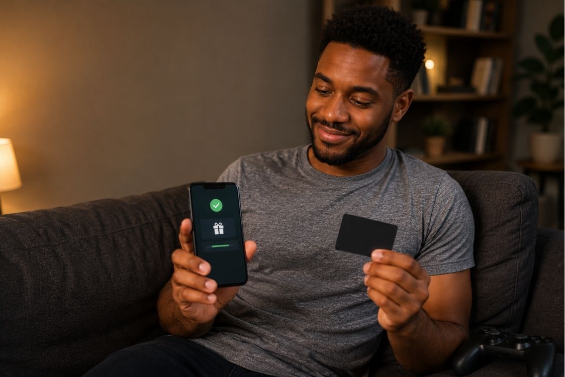 earning a free Razer Gold gift card through rewards apps
