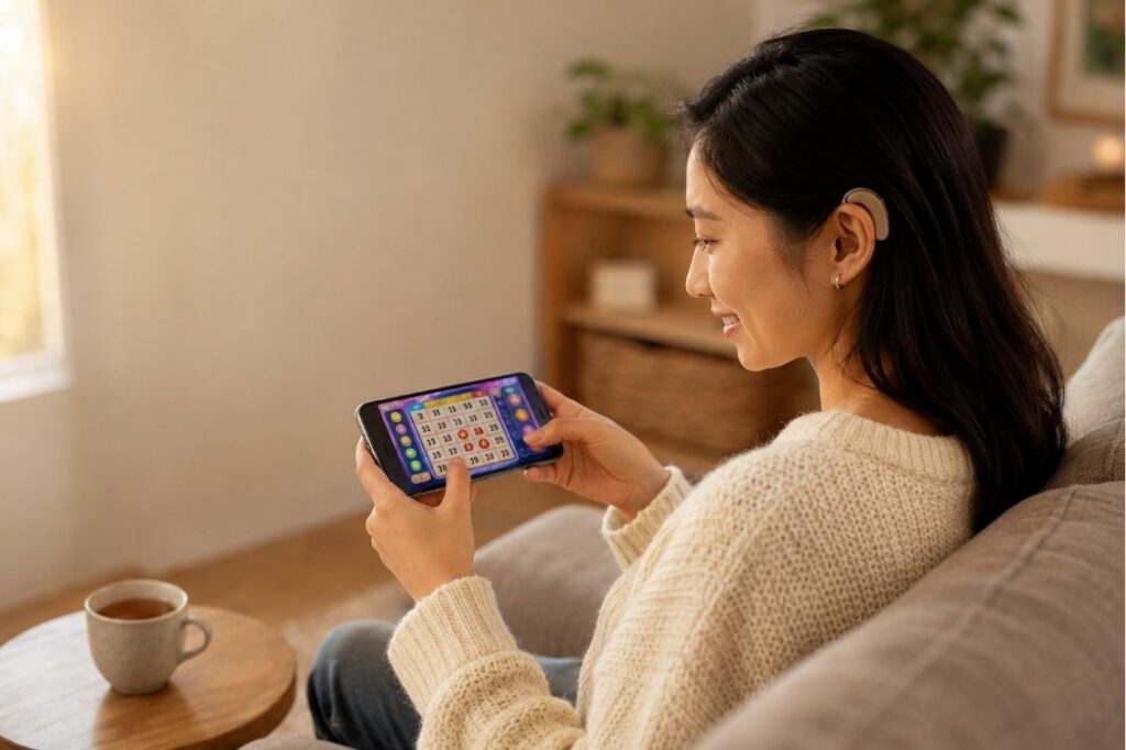 Is Bingo Cash legit review showing bingo card gameplay on a smartphone