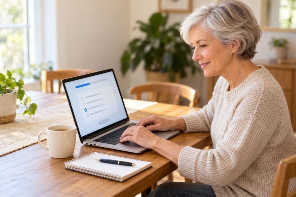 person taking a paid online study on a laptop, is Prolific legit review